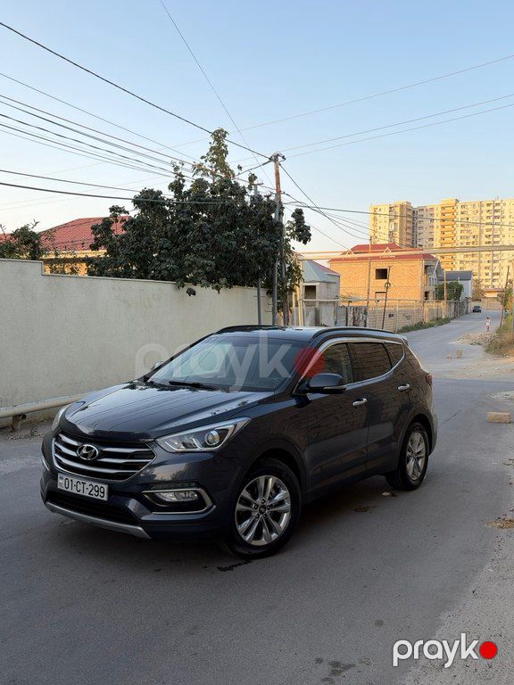 Hyundai Santa Fe, 2.0 L, 2016 il, 231 000 km — Avtomobillər, Bakı (6)