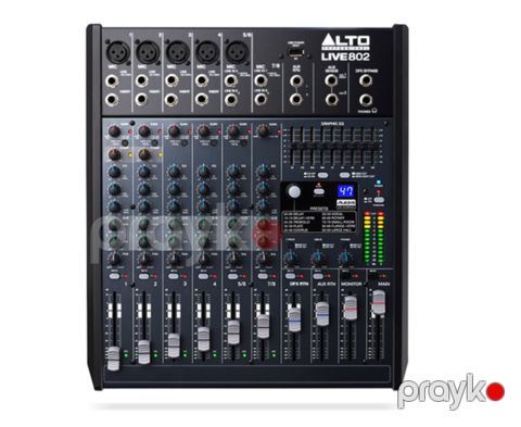 Alto live 802 8 chanel professional mikşer — Bakı