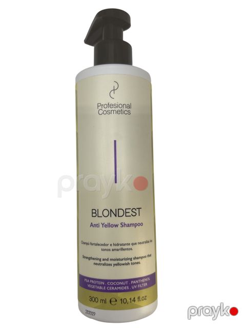 Saçlar üçün şampun Profesional Cosmetics Blondest Anti Yellow 300 ml — Bakı