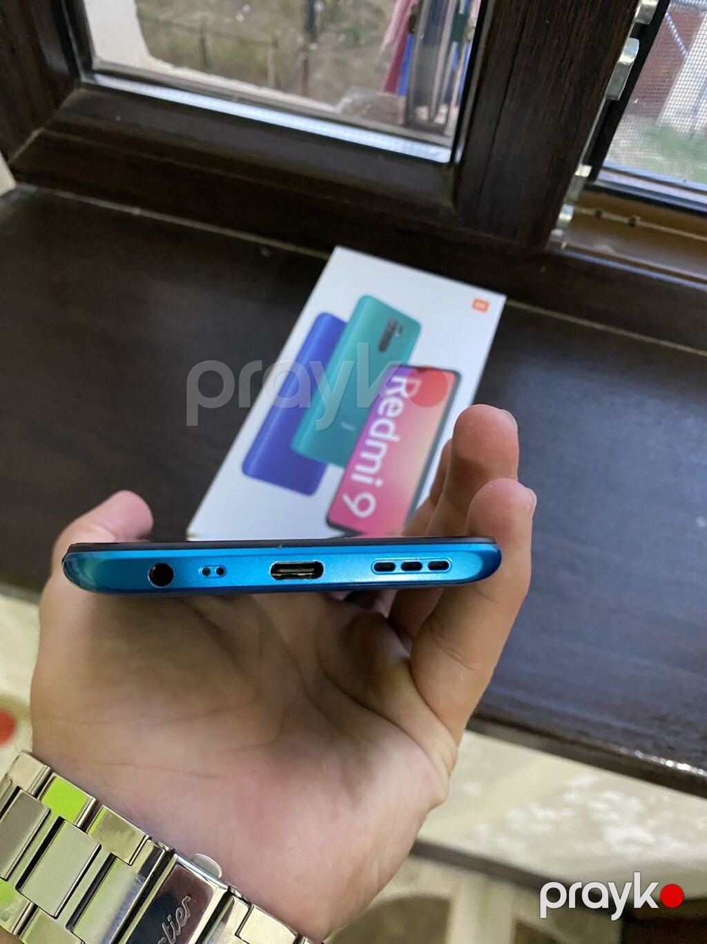 Redmi 9, 32 GB, rəng - Mavi, Barmaq izi — Xiaomi, Gəncə (6)