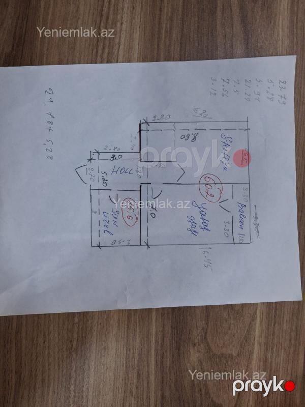 Satılır 2 otaqlı Bina evi menzil (Yeni tikili), 75 m², Nərimanov rayonu — Mənzil, Bakı (6)