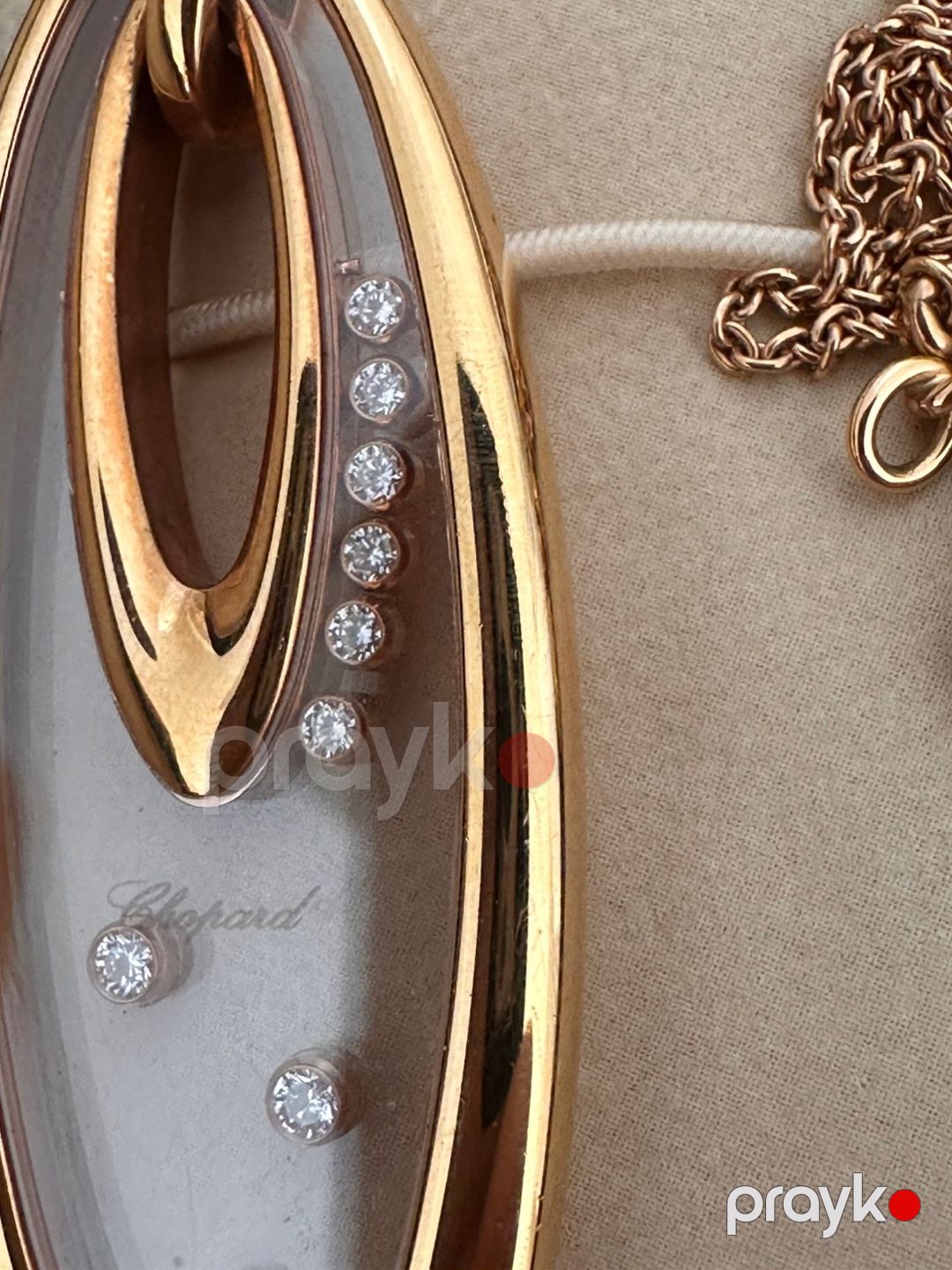 Qızıl boyunbağı Chopard — Şəxsi əşyalar, Bakı (5)