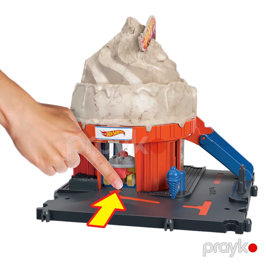 Avtotrek Hot Wheels City Downtown Ice Cream Shop HKX38 — Mallar, Bakı (3)