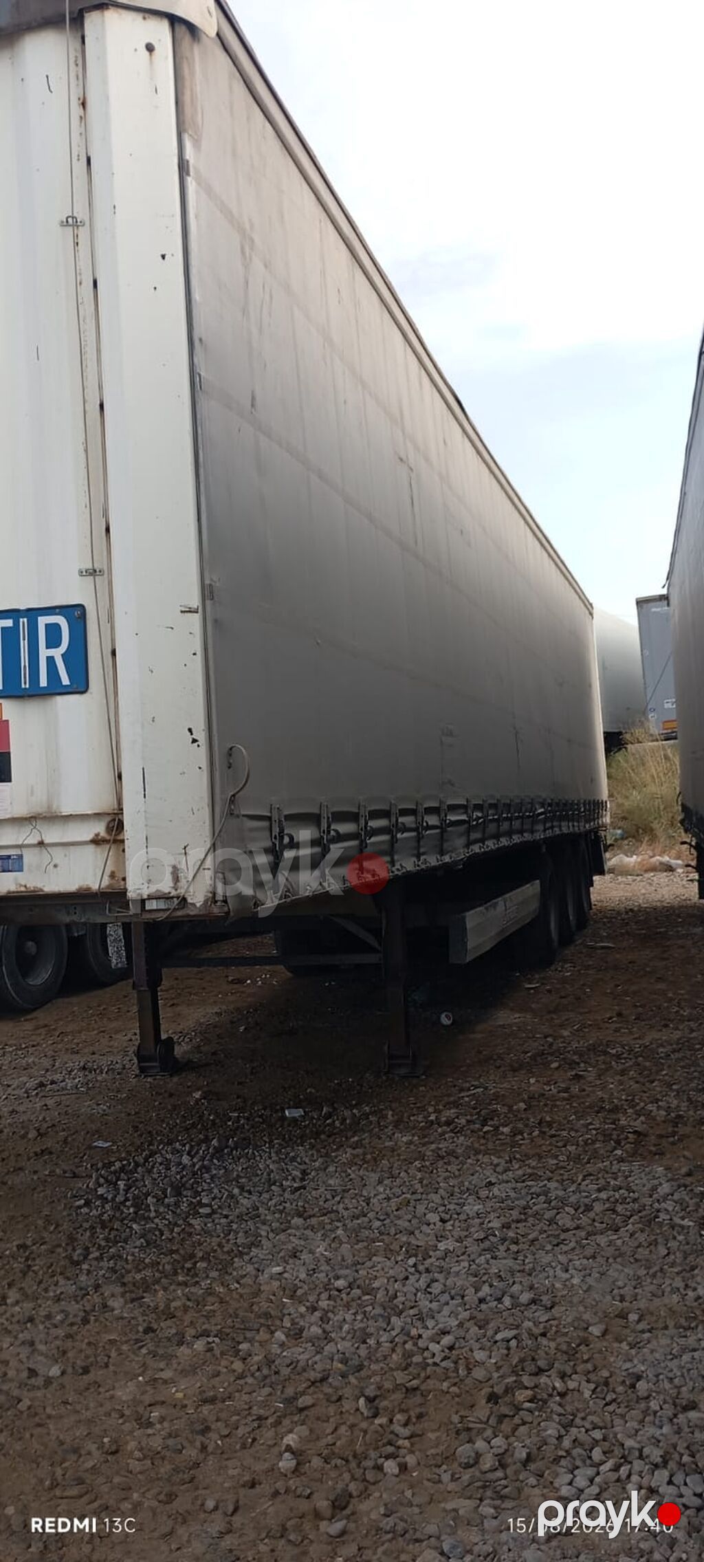 Krone tentli/ştorlu yarımqoşqu - Marka/model: Krone - Korpus: tentli — Qoşqular, Digah (6)