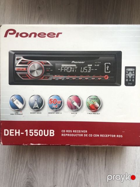 Pioneer DEH-1550UB avtomobil maqnitofonu - CD RDS qəbuledici (CD — Masazır