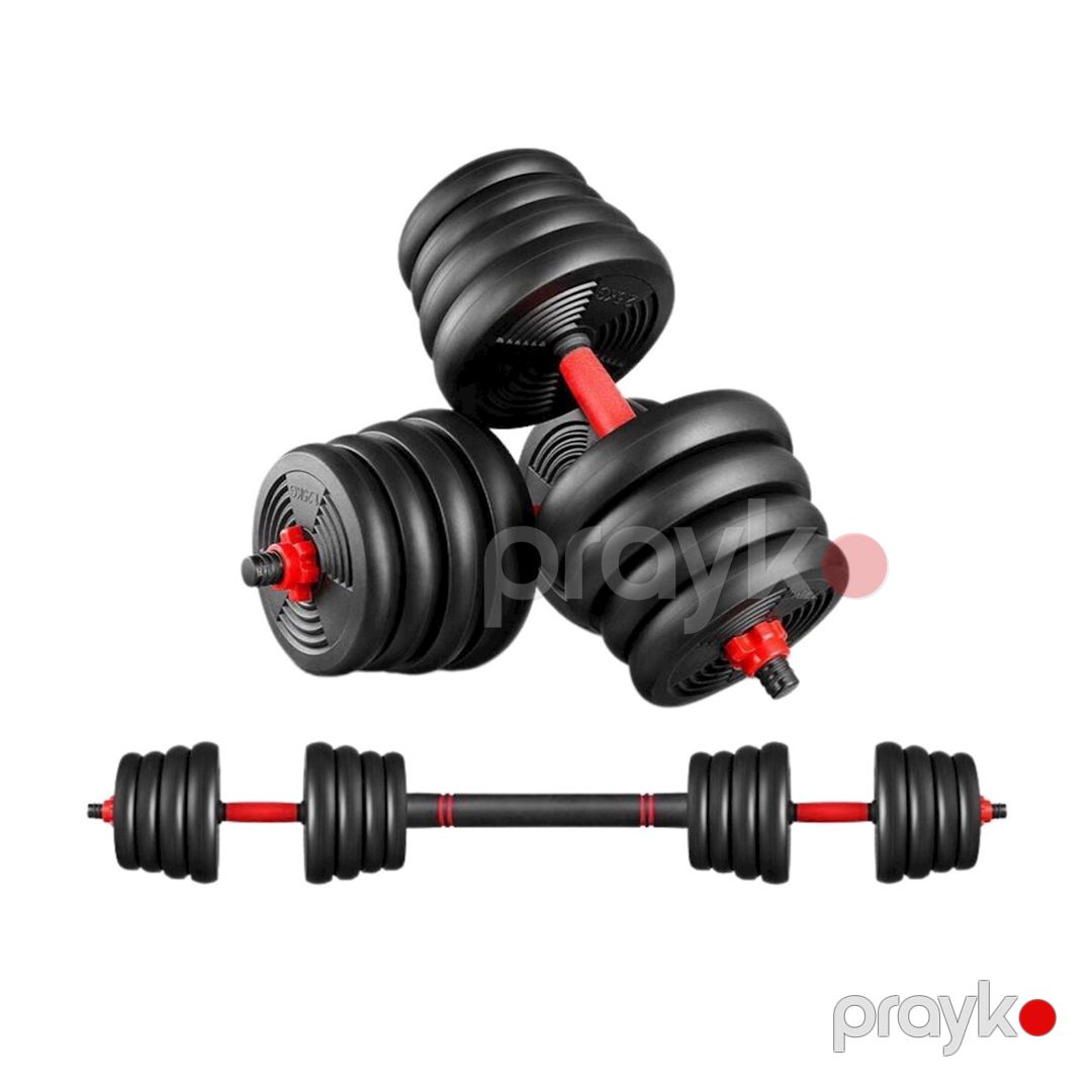 Plastik qantel-ştanq dəsti 30 kq ‎East Sport 2147/4, 15 x 15 kq — Mallar, Bakı (2)