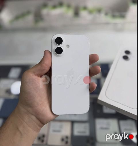 IPhone 16, 128 GB, Ağ, Zəmanət, Simsiz şarj, Face ID — Bakı