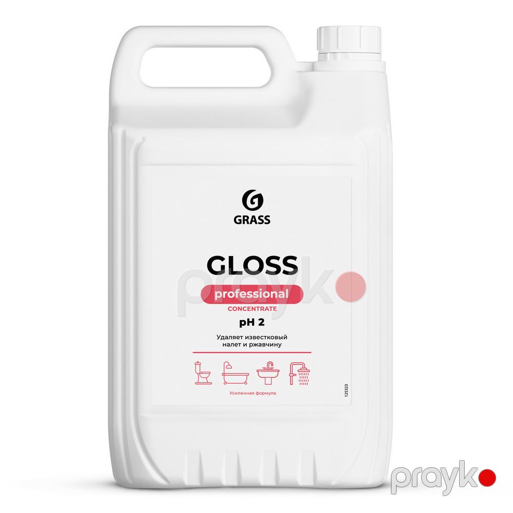 Hamam və duş üçün təmizləyici vasitə Grass Gloss Concentrate, Gel, Hamam üçün, Kafel üçün, Maye, 5.500 l — Mallar, Bakı (2)