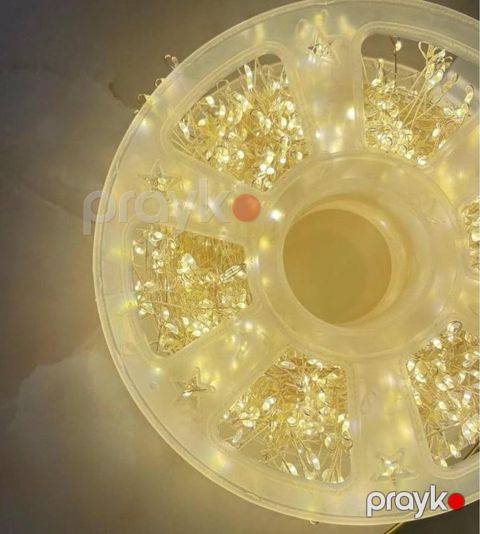 LED çələng 024/RAX008, sarı, 50 m — Bakı