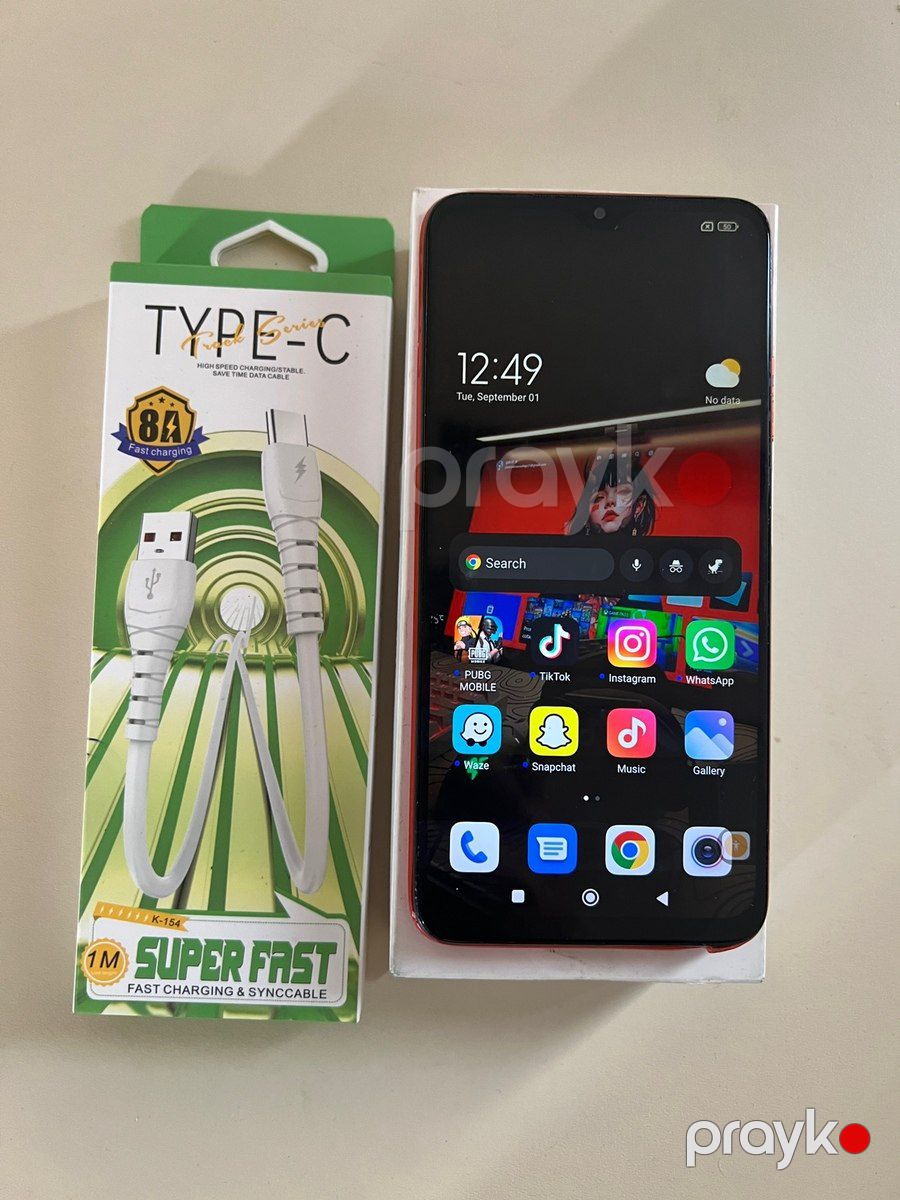 Xiaomi Redmi 9T Sunrise Orange 128GB/6GB — Smartfonlar, Bakı (6)