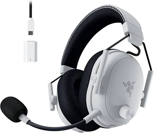 Razer BlackShark V3 Pro White Wireless ANC Esports Gaming Headset — Qulaqcıqlar, Bakı (2)