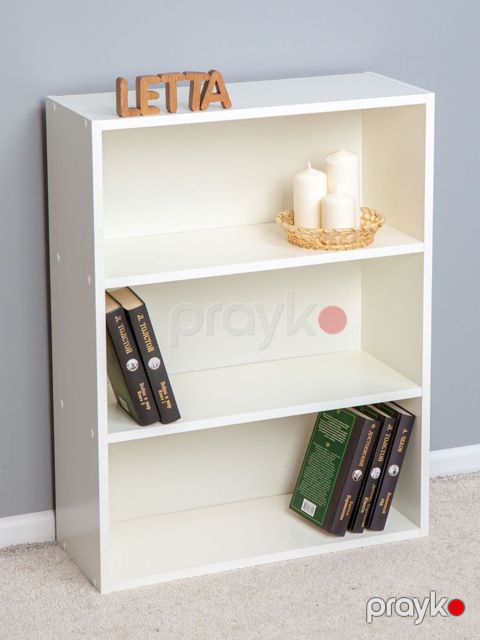 Stellaj Letta Ultra, ağ, Ldsp, 78x60x24 sm — Bakı
