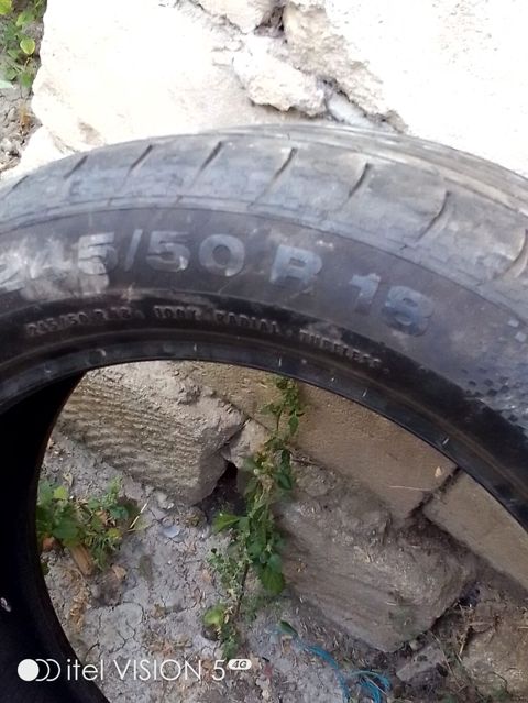 İşlənmiş Şin Continental 245 / 50 / R 18 — Колеса, шины, диски