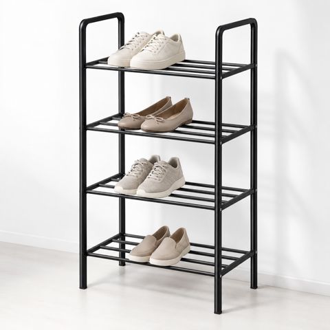 Ayaqqabı üçün rəf 6678, metal, qara, 85х26 sm — Bakı