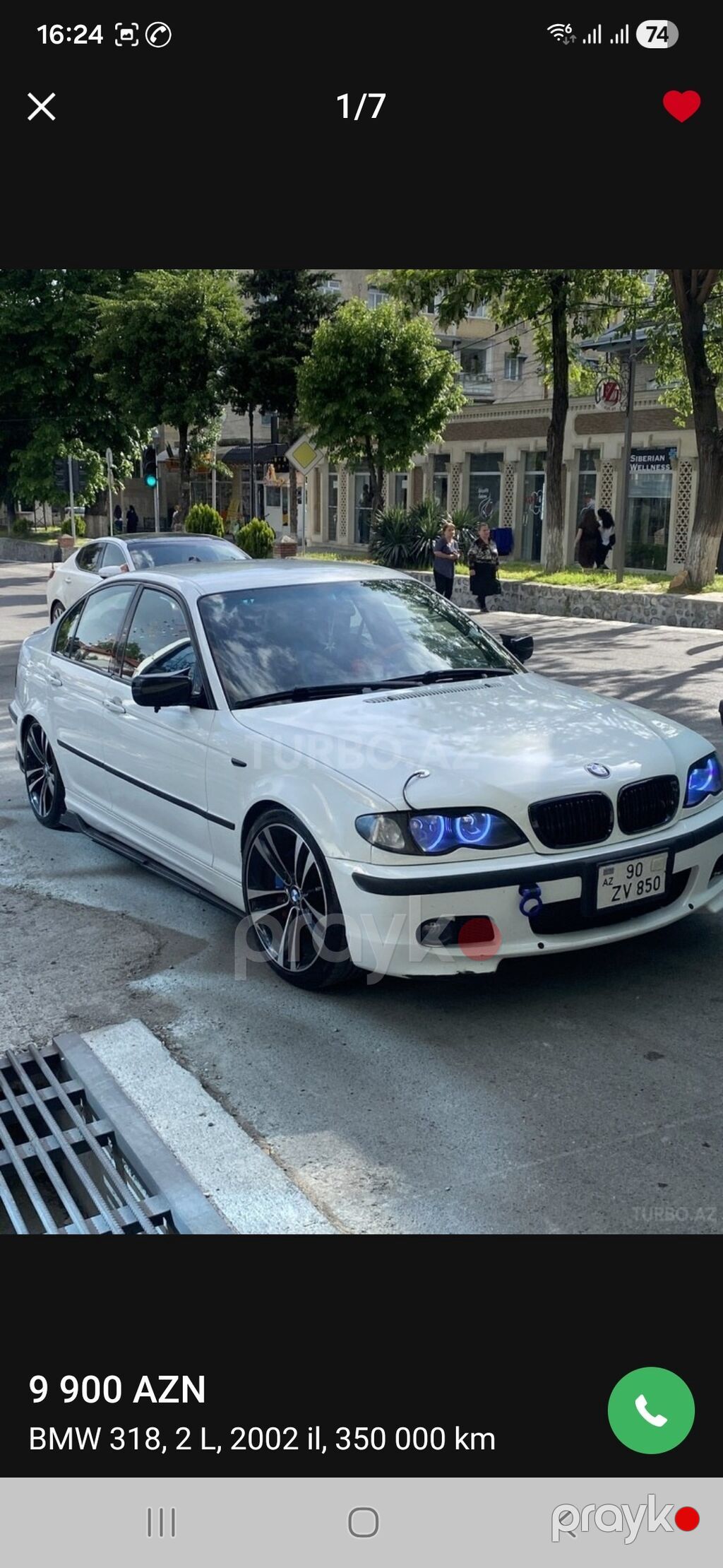 BMW 2 l 2002 il Sedan — Avtomobillər, Gəncə (3)