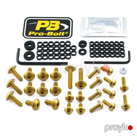 Motosiklet üçün alüminium karenaj bolt dəstidi, Pro-Bolt FKA057G — Bakı