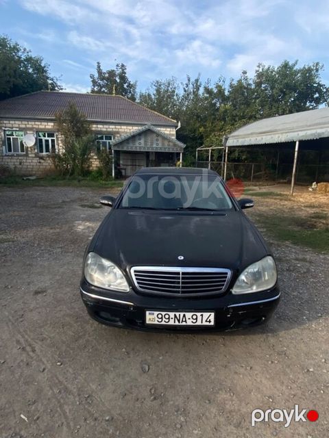 Mercedes S 320, 3.2 L, 2001 il, 545 781 km — Ağcabədi