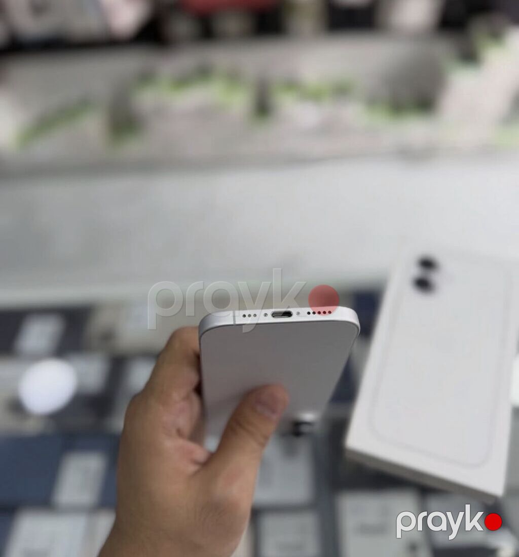 IPhone 16, 128 GB, Ağ, Zəmanət, Simsiz şarj, Face ID — Apple iPhone, Bakı (4)