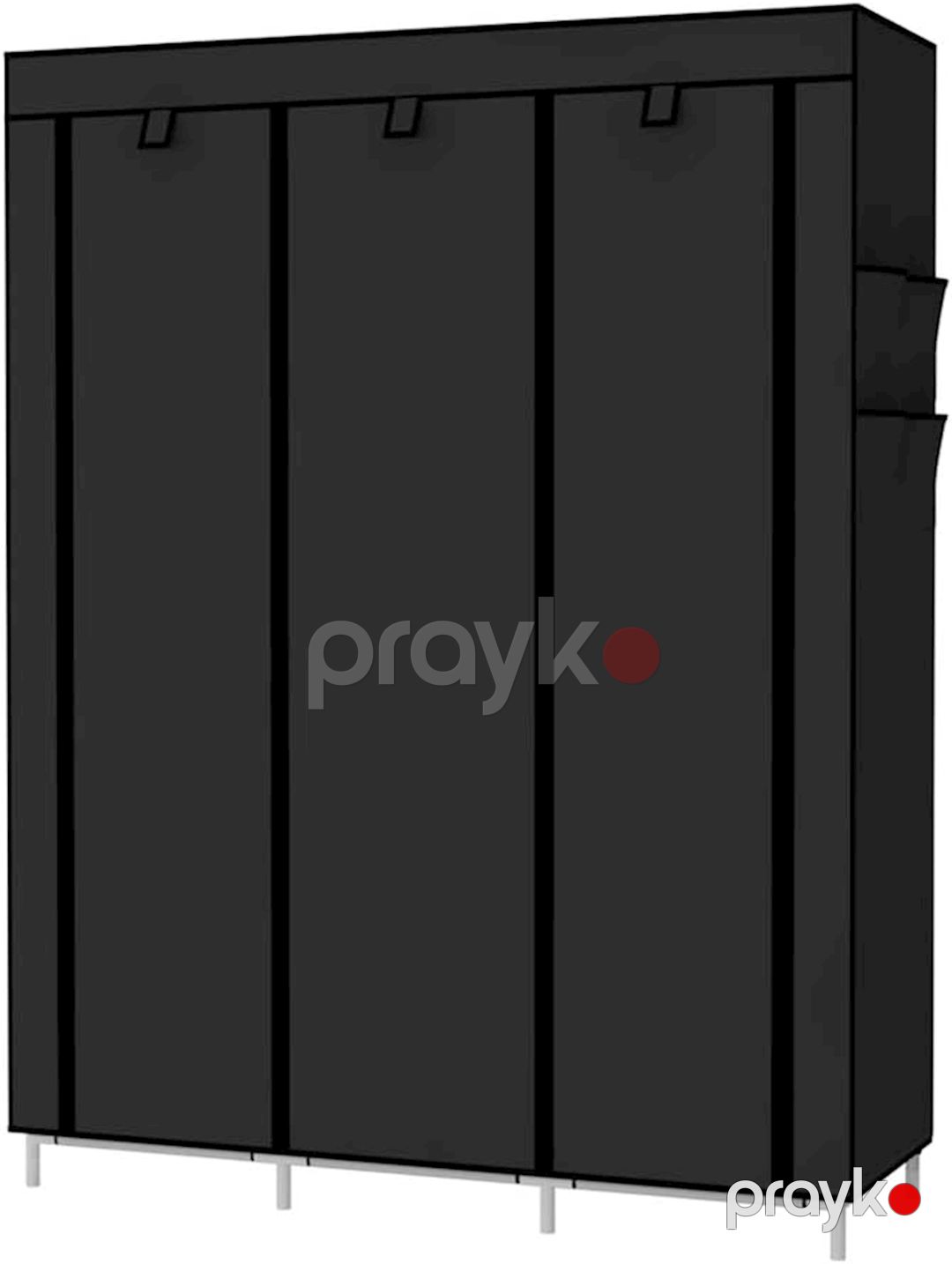 Portativ şkaf Storage Wardrobe 88130, qara — Şkaflar, Bakı (3)