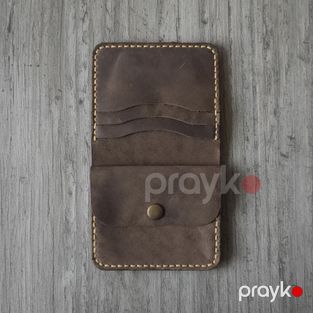 Pul kisəsi Fabrika1972 CB-011, qəhvəyi, dəri, 10.5x9.5 sm — Mallar, Bakı