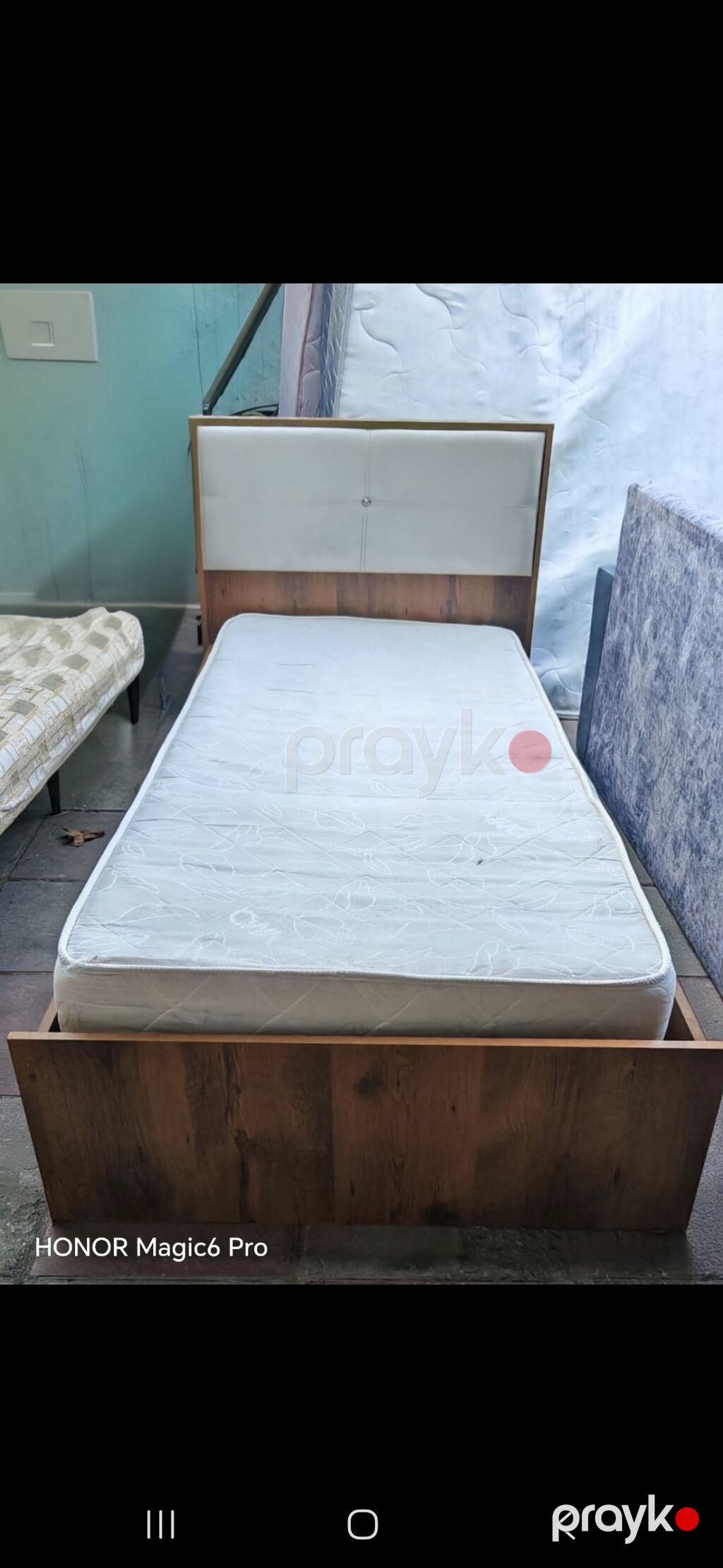 Tək nəfərlik çarpayı + döşək dəsti - Ölçü: 90×200 sm (2/90 qeyd — Yataqlar, Bakı (2)