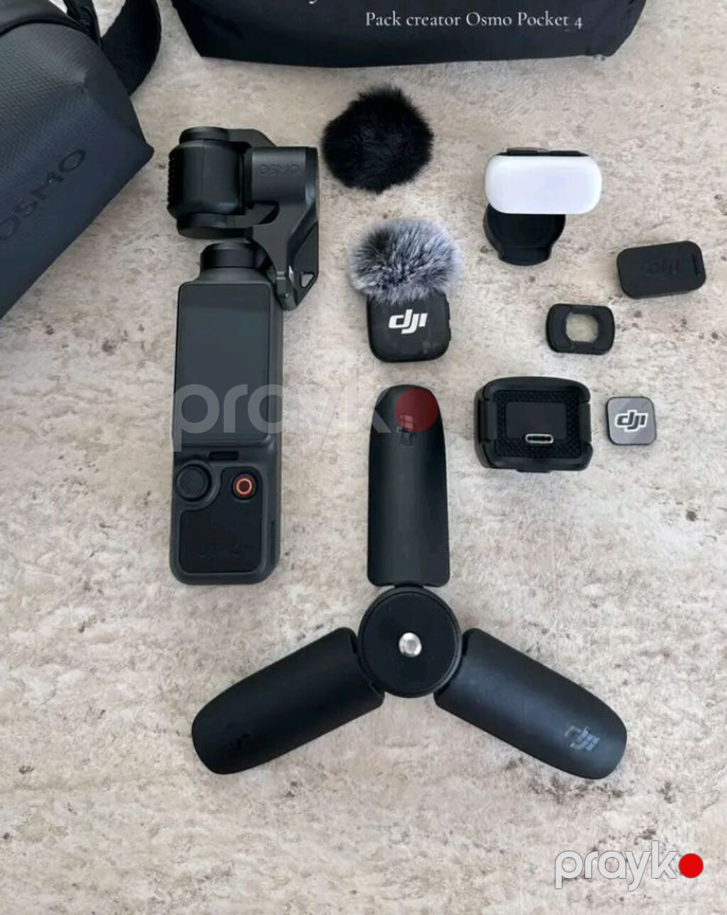 DJI Osmo Pocket 4 – Creator Combo Kompakt 3 oxlu stabilizasiyalı cib — Video kamera, Bakı (2)