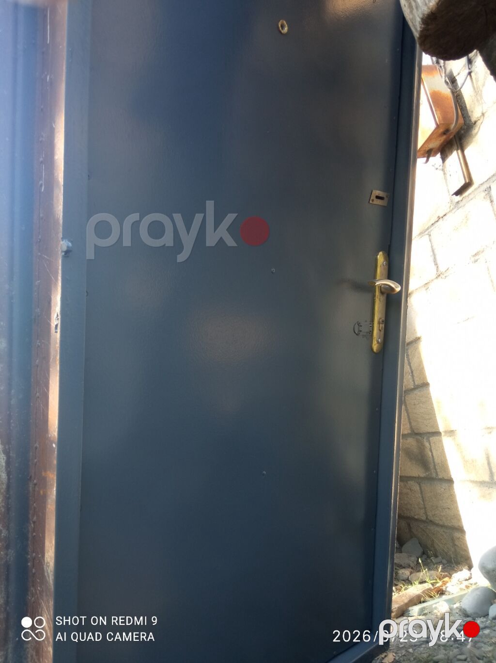İşlənmiş Giriş qapısı Çərçivə ilə, Zəmanətsiz, Ödənişli çatdırılma — Pəncərələr, qapılar, balkonlar, Qəbələ (3)