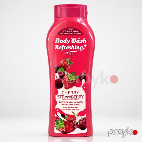 Duş geli Body Wash Refreshing Cherry Strawberry 650 ml — Bakı