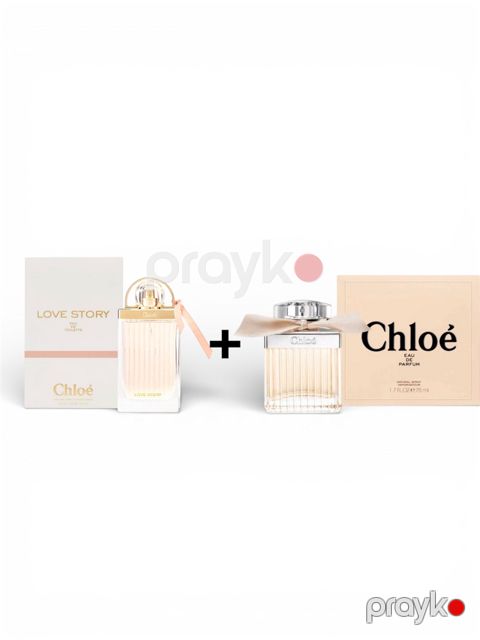 No Brand qadınlar üçün ətir dəsti (ətir suyu Love Story 75 ml + ətir suyu Chloe 75 ml) — Bakı