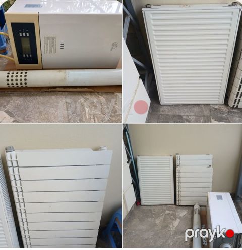 Kombi 24luk. 250azn Panel radiator 1eded 1m 50azn Radiator 18seksiya — Bakı