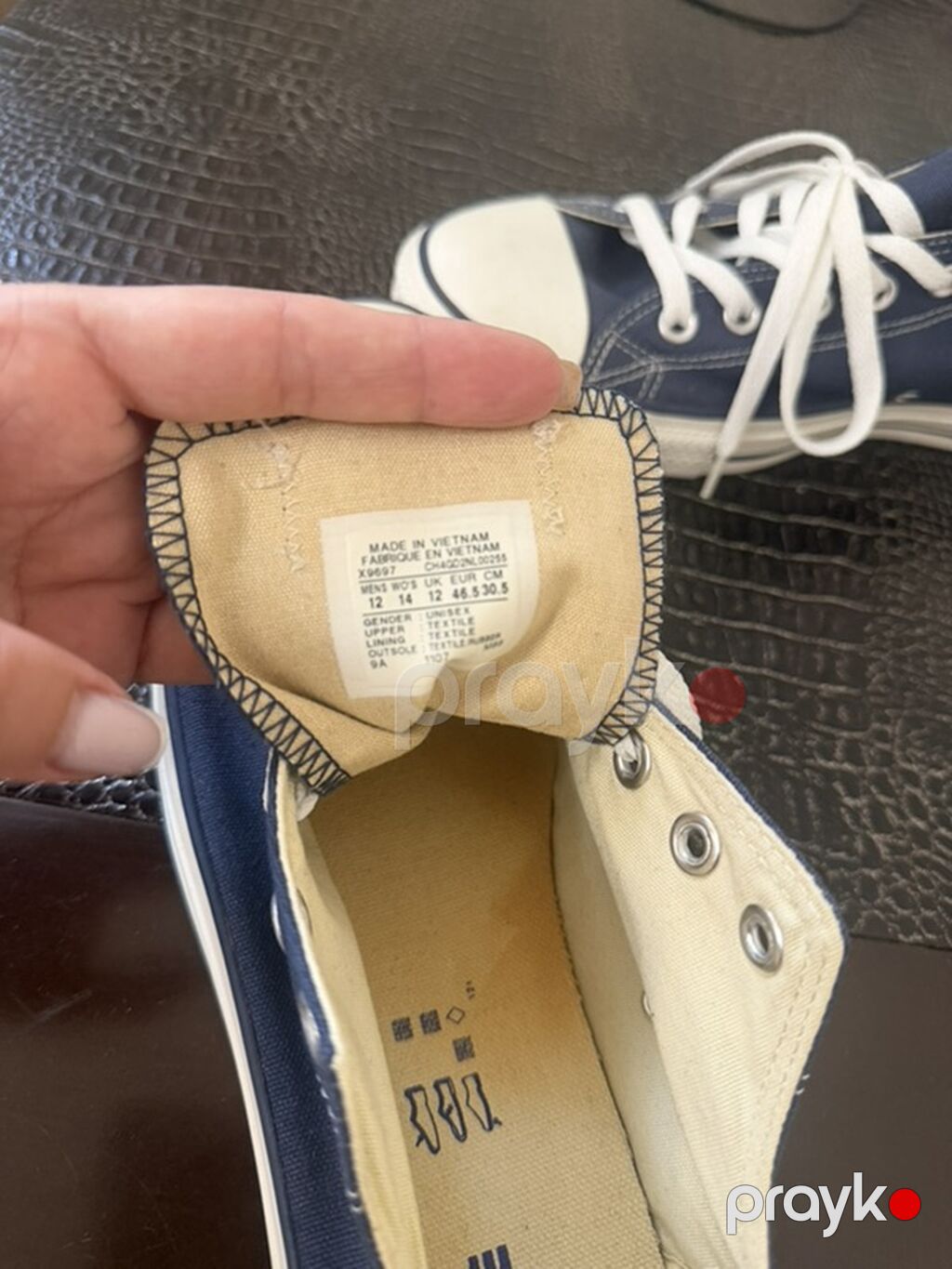 Кеды Converse Chuck Taylor All Star Ox Navy Новые :46,5 размер — Krossovkalar, Bakı (3)