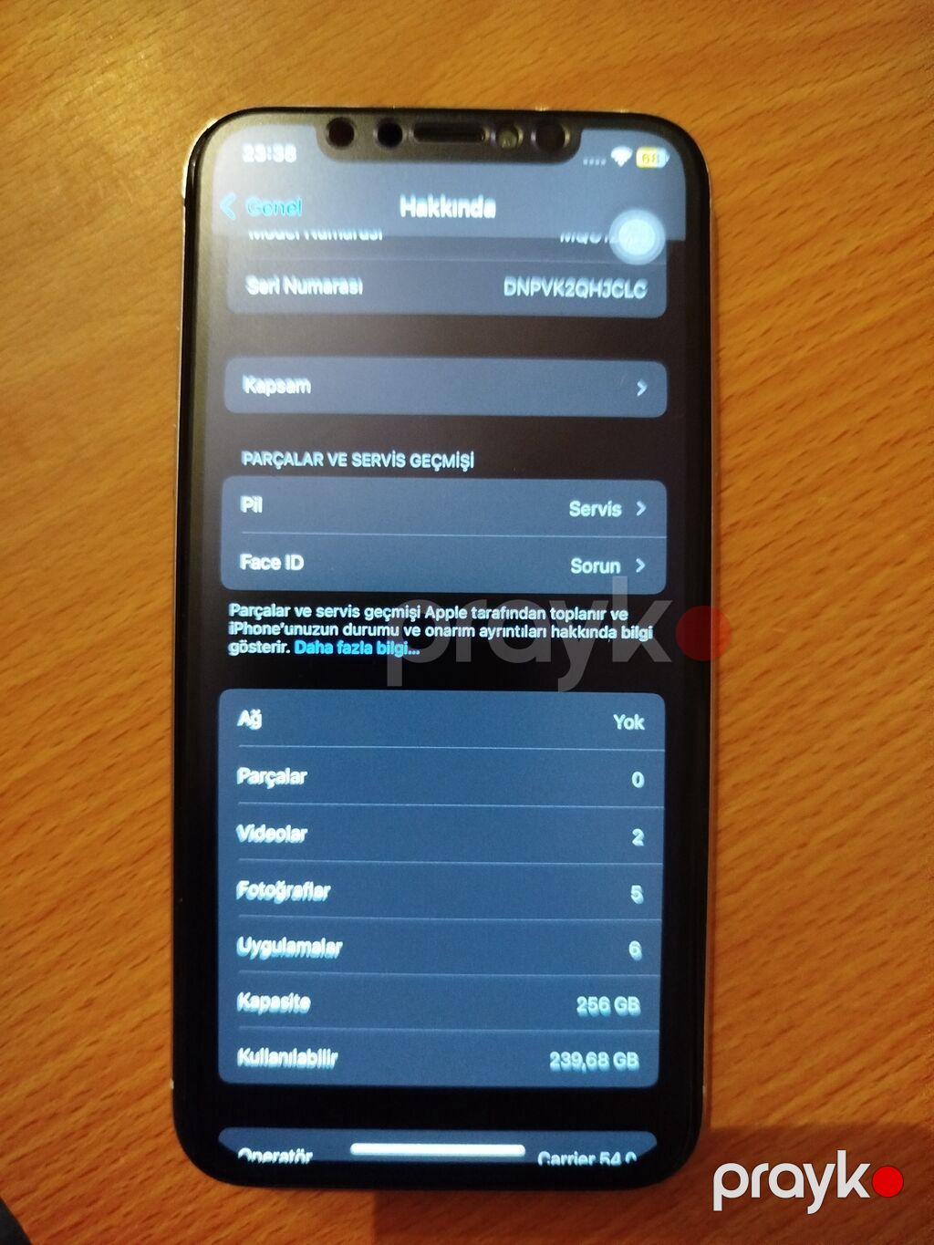 IPhone X, 256 GB, Ağ, Face ID — Apple iPhone, Bakı (3)