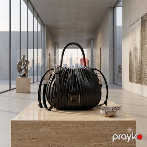 Çiyin çantası 0615 qara — Bakı