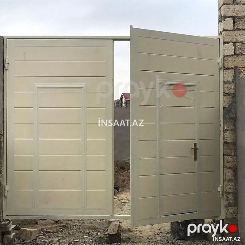 Avtomatik iki laylı darvazalar — Pəncərələr, qapılar, balkonlar, Bakı (3)