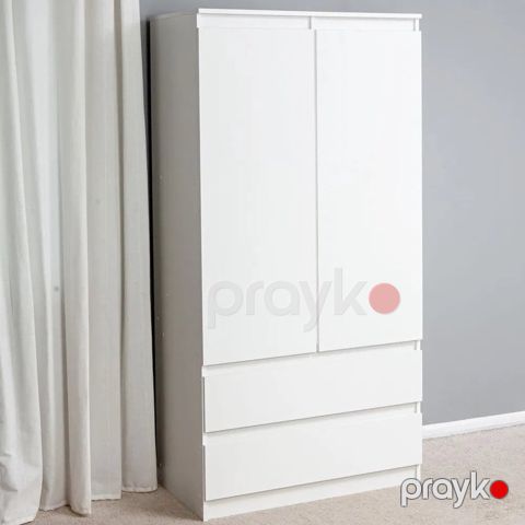 Şkaf Letta Ldsp, ağ, 180x45x90 sm — Bakı