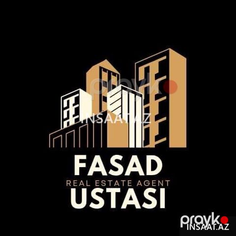 Fasad tarcofka boya isleri — Bakı
