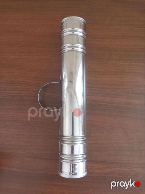 Samovar borusu, paslanmayan polad, 12x60 sm — Bakı