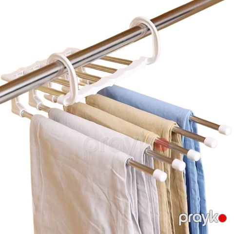 Şalvarlar üçün asılqan BLZVİP-9832, metal/plastik, ağ — Bakı