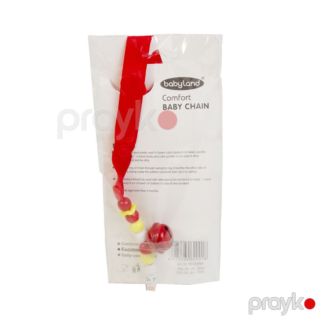Əmzik tutacağı Baby Land, parça, qırmızı — Mallar, Bakı (2)