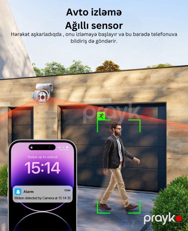 "Tuya Inqmega 5MP" wifi kamerası — Ağıllı ev və təhlükəsizlik, Bakı (9)
