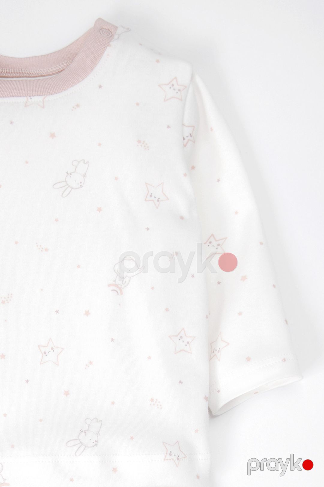 Şalvarlı pijama dəsti Bebetto F1527, çəhrayı, pambıq, ölçü 18-24 ay — Mallar, Bakı (3)