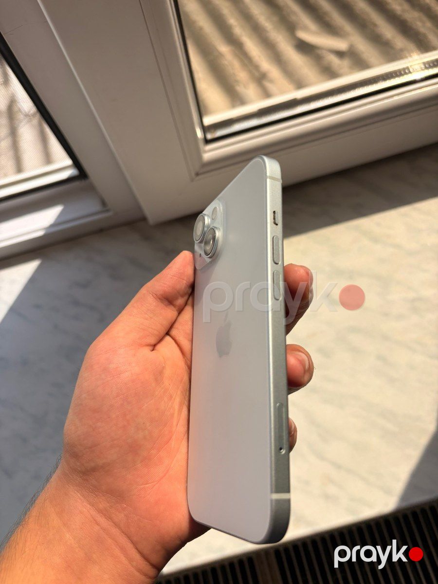 Apple iPhone 15 Blue 128GB/6GB — Smartfonlar, Şirvan (4)