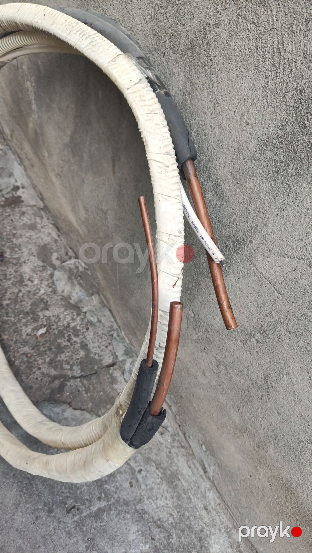 Kondisoner boruları 4 metr tam hazir — Kondisioner və split-sistemlər, Gəncə (4)