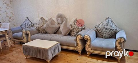 Divan,2 kreslo və pufik-satılır 420 azn.Həm divan,həm kreslolar açılır — Bakı
