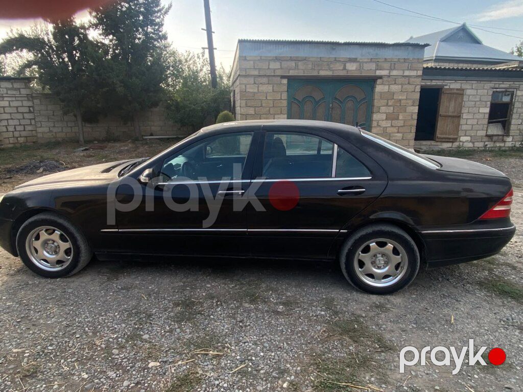 Mercedes S 320, 3.2 L, 2001 il, 545 781 km — Avtomobillər, Ağcabədi (6)
