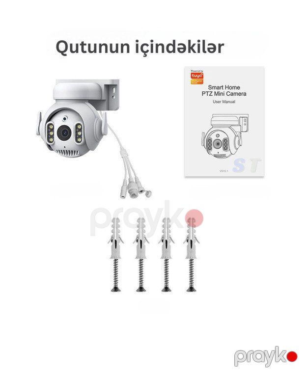 "Tuya Inqmega 5MP" wifi kamerası — Ağıllı ev və təhlükəsizlik, Bakı (10)