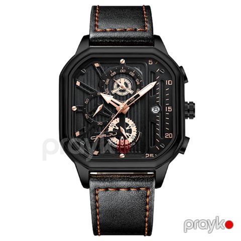 Qol saatı Crrju CR2302 Black/Rose — Bakı