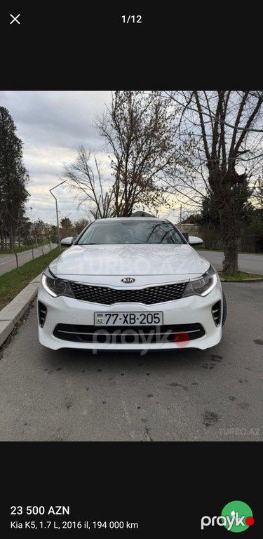 Kia K5, 1.7 L, 2015 il, 200 000 km — Bakı