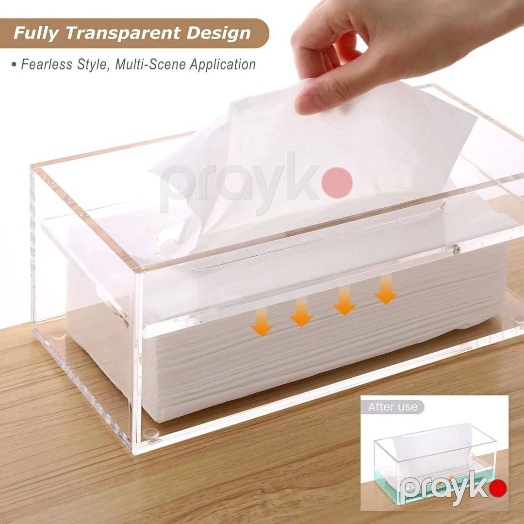 Süfrə ləvazimatları FenEx Home Salfet qabı B08, 2 ədəd, şəffaf - FenExOrg08x2 — Mallar, Bakı (2)