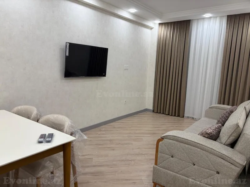 Kirayə verilir 2 otaqlı Mənzil Yeni tikili 77 m² Bakı, Binəqədi r., Dərnəgül m., 7-ci mikrorayon — Bakı